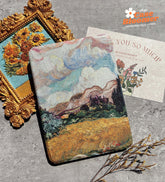 Wheat Field Van Gogh Kindle Case Oil Painting, Kobo, Free Personalization